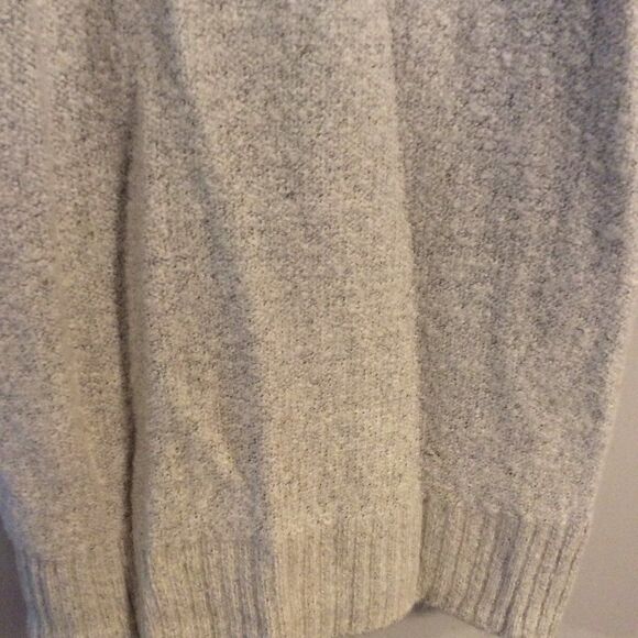 H&M neutral loose turtleneck womens sweater dress tunic Small S - Picture 4 of 6